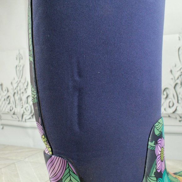 BOGS Classic Hi Linai Floral Rubber Mud Rain Boots Size US 8 - Picture 10 of 12